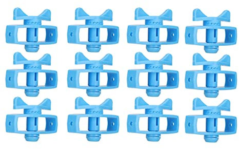 Qcwwy 50 Pezzi Tendifilo in Plastica, Tenditori a Nastro Leggero Tenditore per Recinzione Elettrica in Linea Tenditore per Recinzione a Risparmio di Manodopera Facile Installazione per