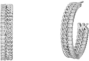 Michael Kors Damen-Creolen Metall Zirkonia One Size 88796811