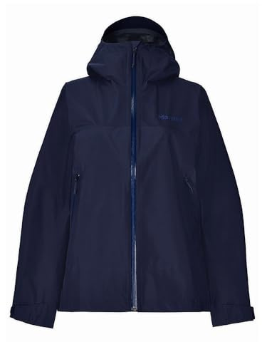 Marmot Kvinnor Wm'S Minimalist Pertex Jacket, Vattentät Pertex Jacket, Lätt Regnjacka, Vindtät Regnrock, Andningsbar Vindjacka, För Löpning Och Vandring, Arctic Navy, XL