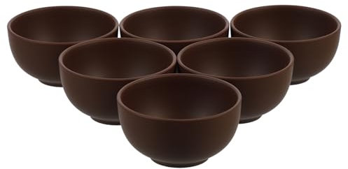 Alipis 6pezzi Tazza Da Tè Cinese in Argilla Stoviglie Da Tè Fatte Mano Piccola Tazza Per Pomeridiano Kung-fu Per Casa