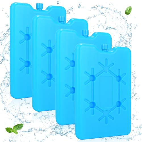 DIELOVEHUA 200ml Kühlakkus für Kühltasche, Kühlakkus für Lunch, Wiederverwendbare Kühlakku, Kühlakkus für Kühlbox, für Outdoor, um Lebensmittel Frisch zu Halten
