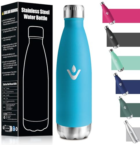 HoneyHolly Bouteille Isotherme, Acier Inoxydable 18/8, Gourde Isotherme 750ML, Sans BPA, Gourde Sport, Étanche Double Isolation, Water Bottle pour Le Camping, Gymnases, Sports, Écoles