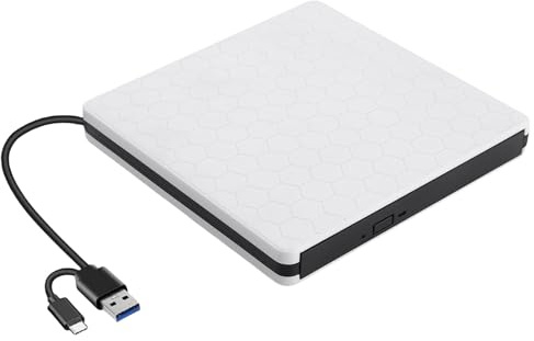 SHOOYIO Graveurs externes USB C pour DVD, ordinateurs portables, ultrabooks, lecteurs DVD externes portables pour ordinateur portable