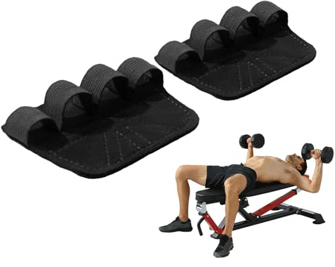 Vmiorzq Gants de Musculation Homme - Gants d'exercice Anti-Dérapants - Mitaines Anti-Dérapant à Quatre Doigts pour Tractions, Protection Mains pour Kettlebell et Haltérophilie
