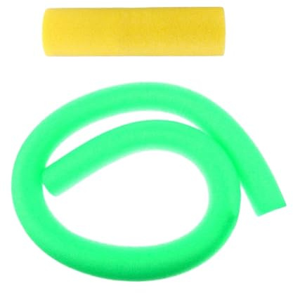 FashionCha 2 Stücke Schwimmnudel Trainingshilfe Wasserspielzeug Schaumstoffrohr Als Bausatz Langlebig Und Biegsam Zum Bauen von Flößen für Poolpartys Strand Und, Grüne Mulde