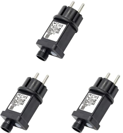 Uikdjgu 3X Alimentatore A Spina Trasformatore 24V Adatto per Natale Halloween Decorazioni per Apparecchiature LED Spina Europea