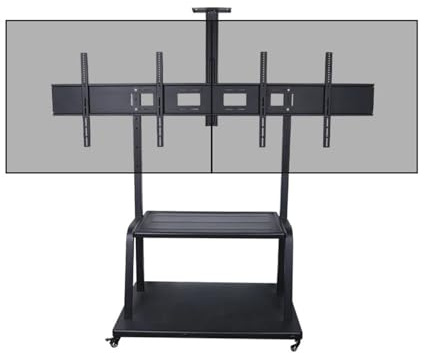 Applicable to 32-100 inch LCD TV Mobile cart 1800 Dual Screen Video Conference TV Stand