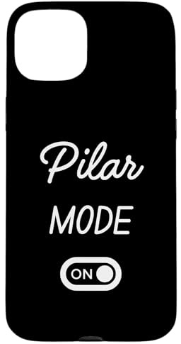 Carcasa para iPhone 15 Plus Modo Pilar Activado Nombre Gracioso