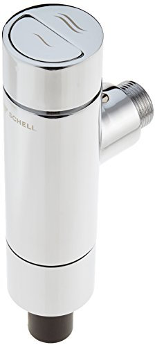 SCHELL 022500699 WC-Spülarmatur SCHELLOMAT SILENT ECO SV, DN20 , Spülarmatur / WC Druckspüler ¾“ , Ganzmetall-Spülarmatur mit Drucktaste, mit Rohrunterbrecher, mit integriertem Serviceabsperrventil , 1 – 1,3l/s; 1,2-5bar; 4,5-9l; ,28 x 26mm
