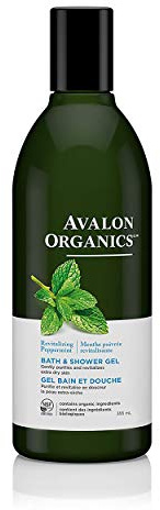 Avalon Organics PEPPERMINT Bath & Shower Gel 350ml