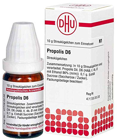 DHU Propolis D6 Streukügelchen, 10 g Globuli