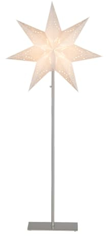 Sensy Mini Standleuchte Stern 83 cm - Papierstern mit Metallfuß