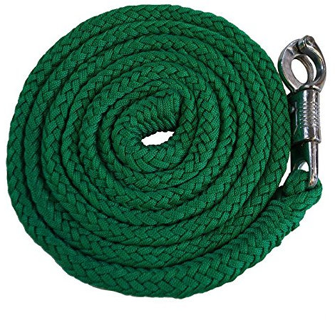 German Riding Führstrick Meadow mit Panikhaken, Länge ca 2,2m (grün)
