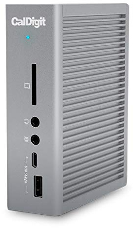 CalDigit TS3 Plus Thunderbolt 3 Dock – 85 W Ladegerät, 7xUSB 3.1 Ports, USB-C Gen 2, DisplayPort, UHS-II SD-Kartensteckplatz, optischer Ausgang, für MacBook Pro und PC (Space Grey – 0.7 m Kabel) .. | 7 x USB 3.1-Anschlüsse, USB-C Gen 2, DisplayPort, UHS-II SD-Kartensteckplatz, LAN, optischer Ausgang, für MacBook Pro und PC