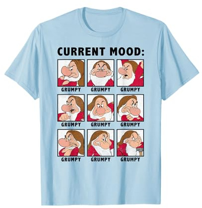 Disney Snow White Current Mood Always Grumpy Graphic T-Shirt T-Shirt