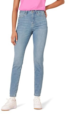 Amazon Essentials damjeans hög midja, lätt tvätt, 6