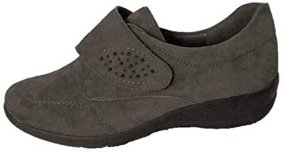 Semler Damen Xenia Klettslipper Slipper Taupe Wite K 36 EU