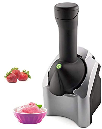 DHFD Deliziosi Sorbetti Gelato e Macchina, Home Ice Cream Maker, Piccola, Facile da Pulire, Gelatiera Elettrica Portatile, for Making Healthy Vegan Ice Cream Dessert