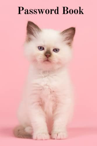 Password Book: Password Notebook To Protect Usernames and Passwords .110 pages . With Cute Cat Cover