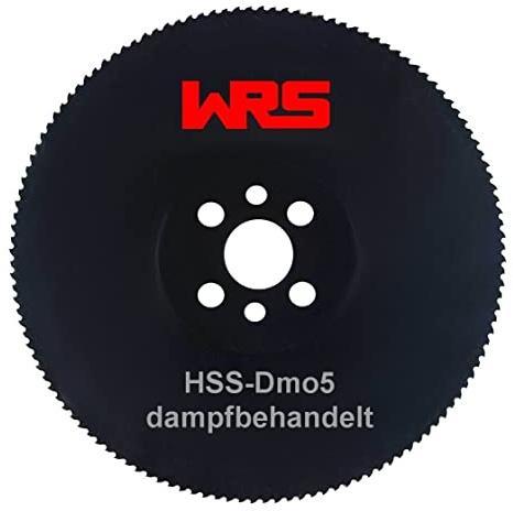 WRS Metallkreissägeblatt aus HSS-Dmo5, 250 mm Ø x 2,0 x 32 mm, Industriequalität, Größen Name: 200 Zähne (4 mm Zt.)