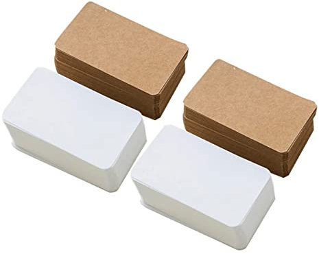 Ciieeo 4packungen Kleine Blanko-karten Aus Karton Tragbare Notizkarten Zum Beschreiben Und Malen Praktische Diy-karten Für Pläne Memos Und Einladungen Leicht Und Einfach Zu