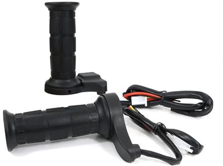 Dowrap Beheizte Lenkergriffe Aftermarket passend for 22,4 mm 25,4 mm Motorradlenker Elektrische heiße beheizte Griffe Griff Lenkerwärmer