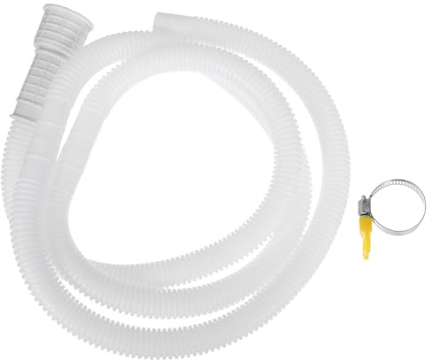 jojofuny Drain Hose Plastic Air Conditioning 1.5m Condenser Dryer Drain Kit Flexible Tubing