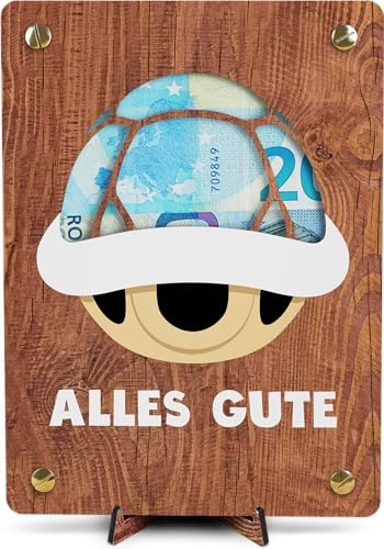 Gamer Geschenk - XL Geldgeschenk aus Holz inkl. Ständer | Gaming Panzer - Gaming Deko, Gaming Geschenk, Gaming Geburtstag, Geschenk Für Gamer, Kart Geschenk, Rennfahrer Geschenk