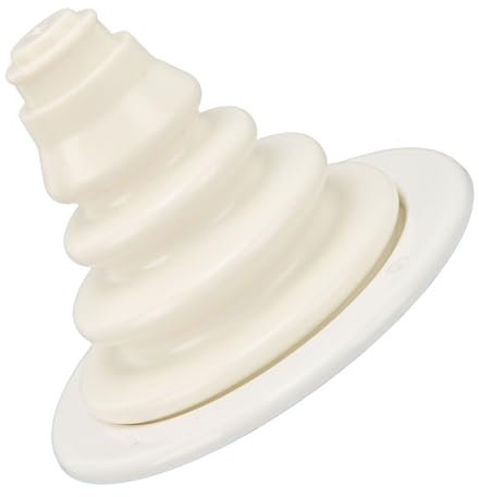 KIMISS de Moteur Marin de Botte de Câble de Gréement de Bateau pour Le Yacht de RV Support de Fils de Direction de Tableau Arrière de 105mm (White)