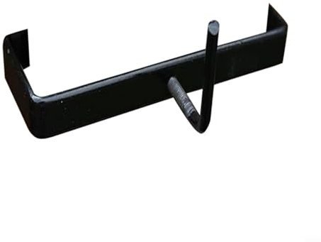 snowchecking Verstellbarer Pfostenanker für 10,2 cm Betonfundament, Stahlhalterungs-Set für 10,2 cm Betonfundament, ohne Bohren