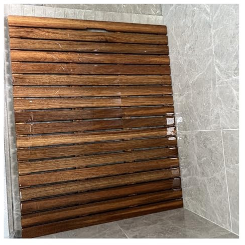 Badematten aus Teakholz für den Außenbereich, für Badezimmerboden/Dusche, große und kleine Duschmatte aus Teakholz für Wohnmobilboden/Wohnmobil/Zuhause, 36 34 32 30 28 27 26 25 24 23 22 21 2