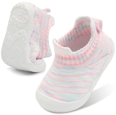Centipede Demon Baby Shoes Baby Boys Girls Sock Shoes Breathable Infants Toddlers Slippers Indoor Outdoor First Walking Shoe Slip On Sneakers Non Slip Boots with Soft Rubber Soles 12-18 months infant