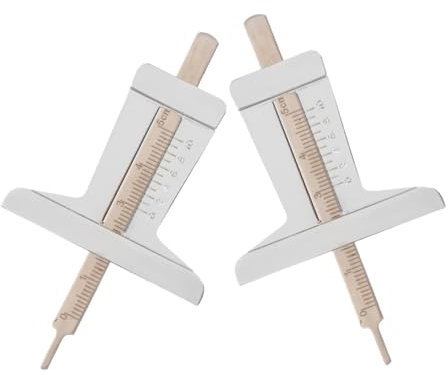 TIDTALEO 2pièces Jauge De De Pneu Outils De Mesure De Pour Pneus De Voiture Design Compact Et