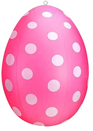 Generisch Osterdeko Ostereier Zum Aufhängen Draußen Ostereier Ostereier aufblasbare Outdoor-Dekorationen für Ostern Ostereier-Dekorationen für Schaufenster, Warenpräsentation, Garten (One Size)