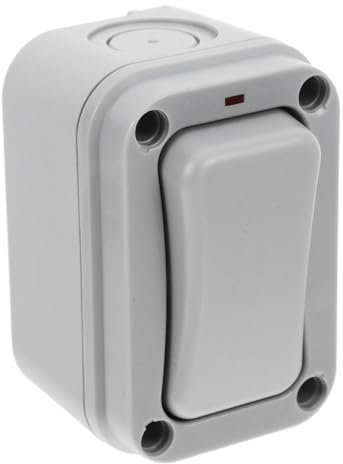 POPETPOP Interruttore Muro Per Esterni Pulsante Di Rilascio Per Di Controllo Accessi e Apertura Automatica Porte Scuro Facile Da Installare e Resistente Pioggia e Umidità