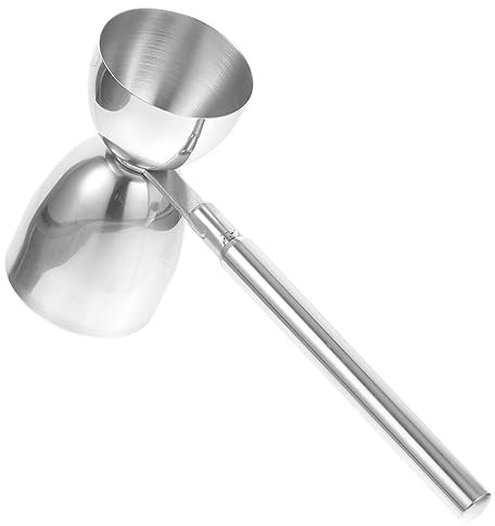 POPETPOP Misurino Doppio in Acciaio Resistente per Cocktail Vino Bar Misurino per Utensili da Bar Durevole
