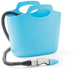 G.F. Srl, Kit Tubo Estensibile AQUAPOP, Collezione for Ocean, con 30 Metri di Tubo, Ideale per irrigare Giardini e terrazzi.