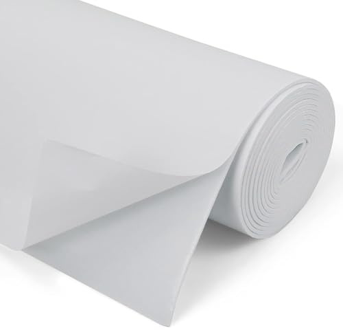 SDLDEER Rouleau de mousse auto-adhésif, 300 mm (l) x 1,5 mm (P) x 3 m (L), feuilles de mousse multifonction en caoutchouc néoprène pour protection des meubles, antidérapant, isolation phonique
