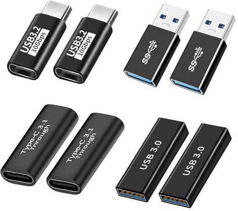 8 Pcs Adattore Usb A To Usb C Compatibile Con Macbook, IPhone 16/16 Pro/15 Pro Max/15 Plus,Samsung Galaxy, Smartphone,Tablet,Laptop And Other Type C Phones