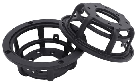 Xiuganpo Staffa per Subwoofer Telaio per Piatti per Altoparlanti in Alluminio Accessori Fai da Te Parti di Riparazione per Cestello per Woofer da 2 Pezzi per Supporto per Piatti per Altoparlanti