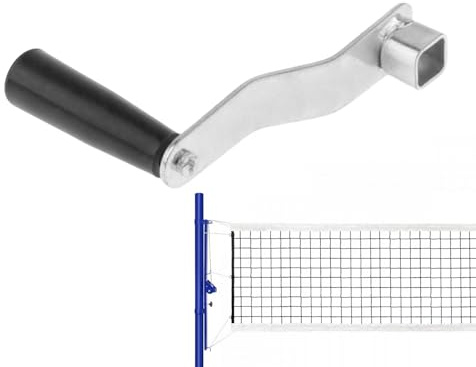 Kurbel Zum Spannen Von Volleyballnetzen | Spannvorrichtung Ausrüstung | Metall Griff Für Volleyball Netz Spanner - Für Badminton-Pfosten Außenbereich Einfahrt Platz Training