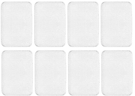 BESPORTBLE 8pcs Non-Stick Metal Grill Mesh Mats BBQ Barbecue Cooking Mesh Pad Outdoor Grill Net Reusable Barbecue Accessories for Gas and Charcoal