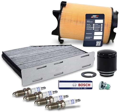 BESTPRICE ATP Inspektionspaket Set C mit 1x Ölfilter, 1x Innenraumfilter
