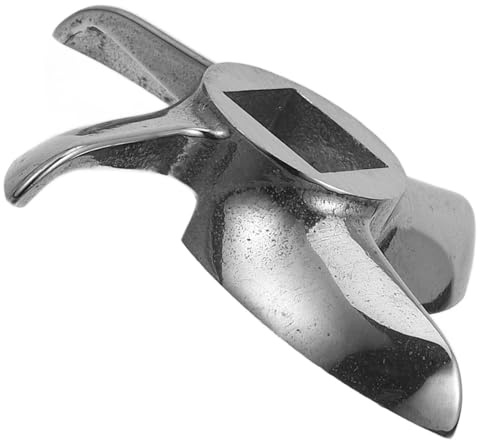 WATIIFUFU Lama 12-type Foro Quadrato 0,47 Pollici e Diametro 2,48 Pollici in Acciaio Inossidabile Accessori per Smerigliatrice Elettrica, Facile Installazione per Tritacarne in Cucina