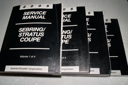 2005 Chrysler Sebring / Dodge Stratus Coupe Service Manuals (4 Volume Complete Set)