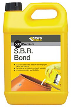 Everbuild 503 Premium S.B.R. Bond Admixture – Water Resistant Bonding Agent – White – 2.5 litre