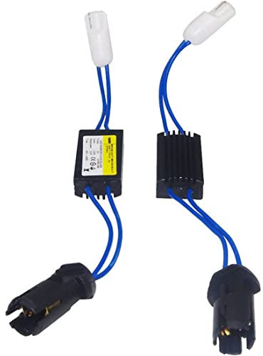 Haobase 2 Stück Warning Canceller Canbus Widerstände T10 - W5W, beseitigt Leuchtfehler, LED-Leuchten.