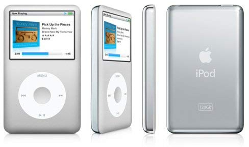 Apple iPod Classic 120 GB Plata Reproductor de MP3