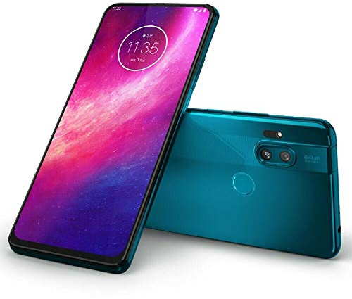 Motorola One Hyper 128GB + 4GB RAM, XT202-1, 6.5 FHD+, 64 MP Photos, LTE Factory Unlocked Smartphone - International Version (Blue Iceberg) (Renewed)