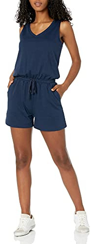 Amazon Essentials Women's Studio Terry Romper
